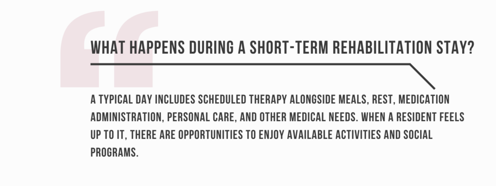 Therapy at Fairview is tailored to each resident’s abilities, needs, and recovery goals.